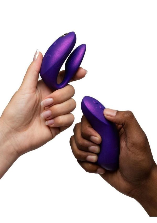 We-Vibe Chorus Rechargeable Silicone Couples Vibrator with Remote Control - Cosmic Purple - Image 3