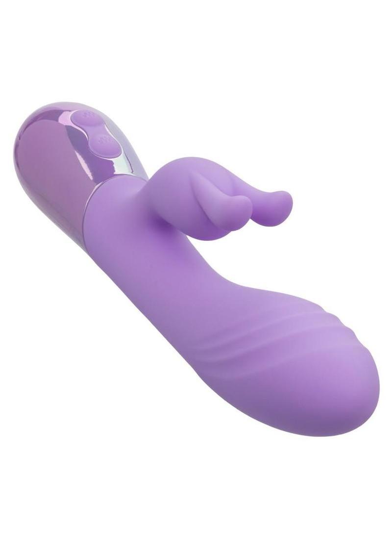 Aura Dual Bunny Rechargeable Silicone Rabbit - Purple - Image 3