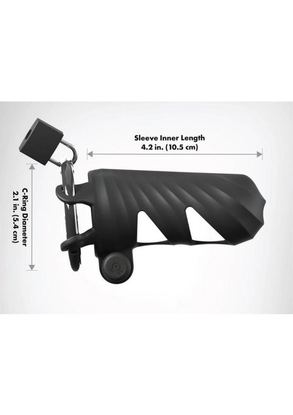 Fantasy C-Ringz Remote-Controlled Vibrating Cock Blocker - Black - Image 4