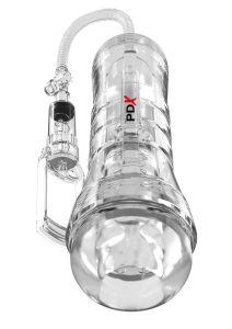 PDX Elite ViewTube Vac XXL Pump See-Thru EZ-Grip Pump Stroker - General Orifice - Clear