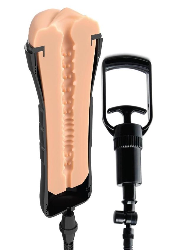 PDX Extreme Wet Pussies Super Sucker XXL Stroker - Pussy - Vanilla - Image 3
