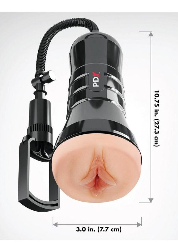PDX Extreme Wet Pussies Super Sucker XXL Stroker - Pussy - Vanilla - Image 4