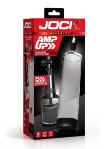 Jock Amp Up Penis Pump with Pull Rod - Black