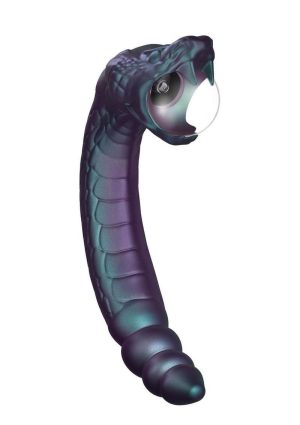 Temptasia Rattle Snake Rechargeable Vibrator - Dark Millenia Purple