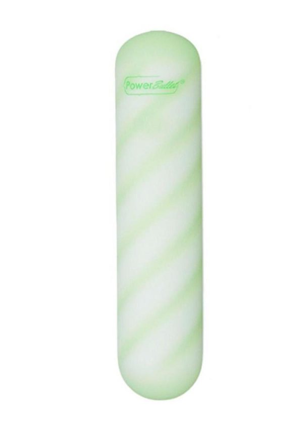Softies Dual Silicone Rechargeable Body Bullet Vibrator 4in - Green