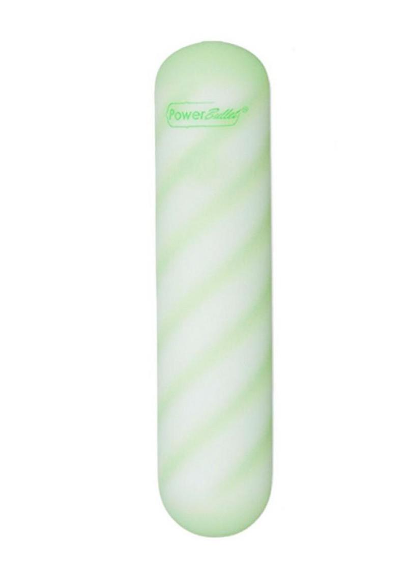 Softies Dual Silicone Rechargeable Body Bullet Vibrator 4in - Green
