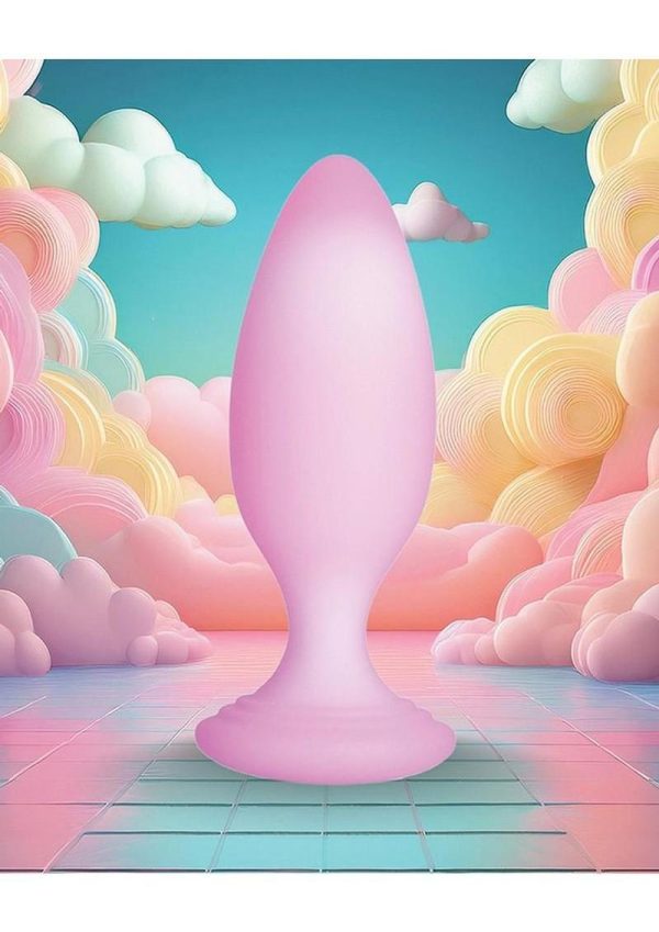 Softies Silicone Anal Plug 4in - Pink - Image 4