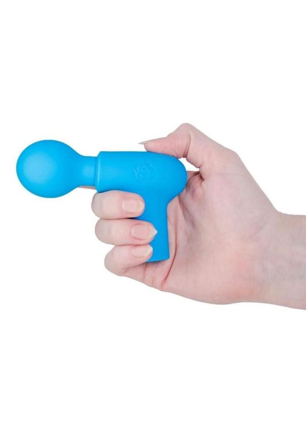 M`Lady Silicone Rechargeable Vibrating Massager - Teal - Image 4