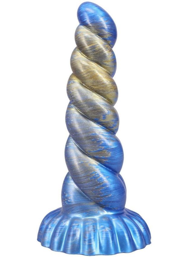 Vac-U-Lock Fantasy Fuckers Outer Rim Silicone Dildo - Blue - Image 3