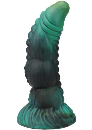 Vac-U-Lock Fantasy Fuckers Green Serpent Silicone Dildo - Green