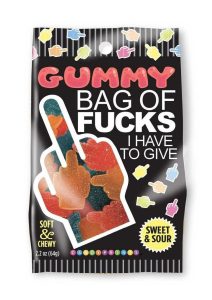 Bag of Fucks I Have to Give Sour Gummies 2.2oz