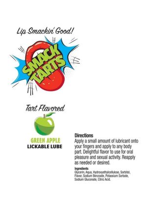 Smack Tarts Lickable Lube 2oz - Sour Green Apple