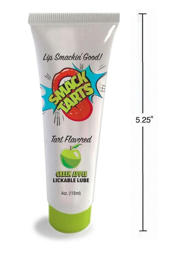 Smack Tarts Lickable Lube 2oz - Sour Green Apple - Image 3