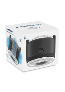 Kiiroo Powershot Interactive Dual Motor Rechargeable Silicone Male Vibrating Masturbator - Black/Clear