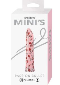 Nasstoys Mini`s Passion Rechargeable Bullet - Pink/Multicolor