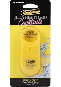 GoodHead Juicy Head Cocktails Dry Mouth Spray To-Go Lemon Drop .30oz