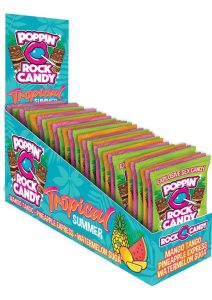 Popping Rock Candy Display- Tropical Fruit Oral Sex Candy (36 Packs per Display)