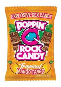 Popping Rock Candy Display- Tropical Fruit Oral Sex Candy (36 Packs per Display)