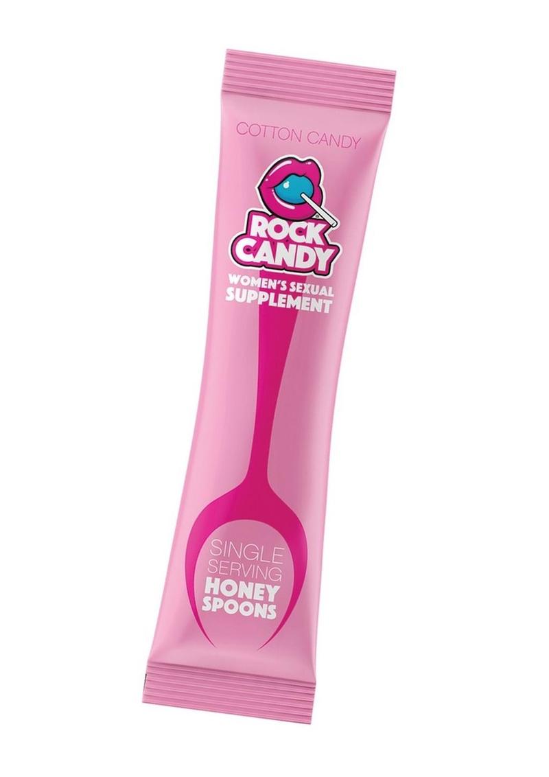 Rock Candy Honey Spoons Female Sexual Supplement Cotton Candy (24 Packs per Display) - Image 3