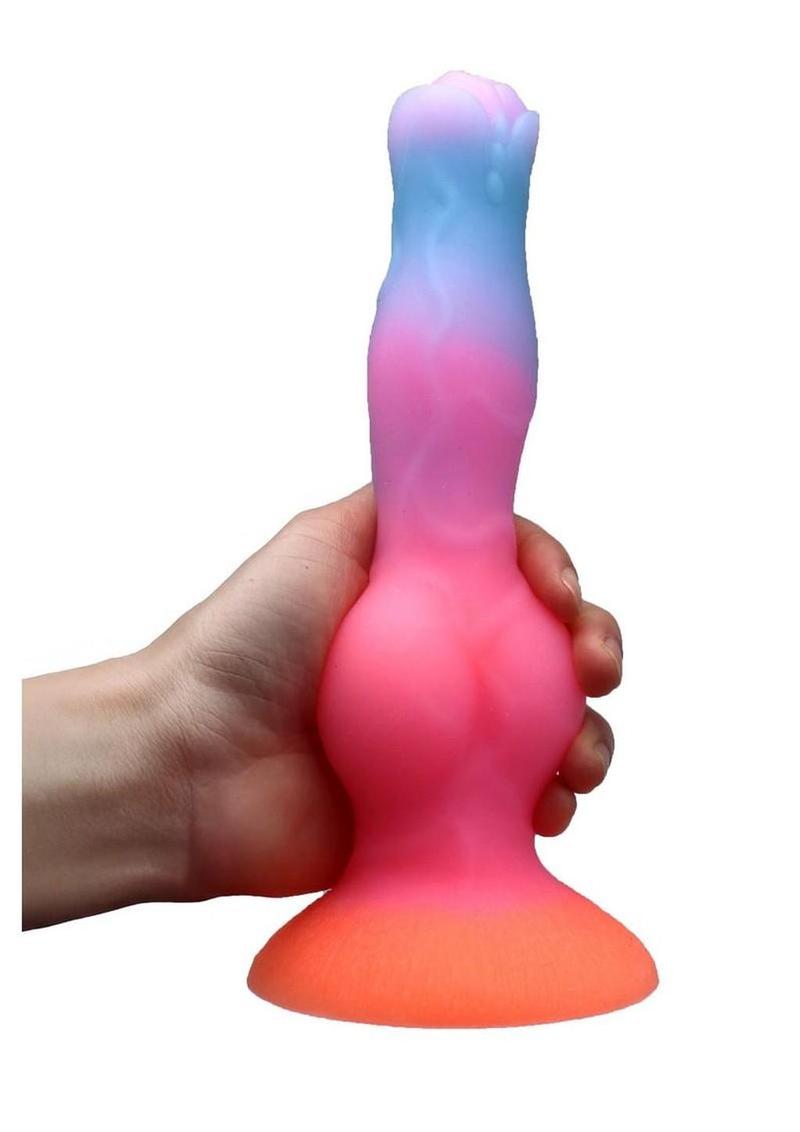 Kiotos Monstar Cox Aurora Silicone Cock with Suction Cup - Multicolor - Image 3