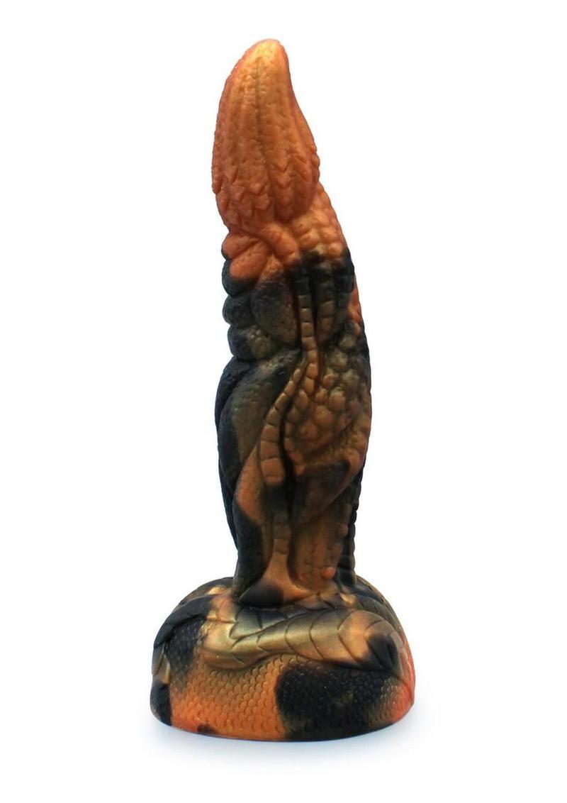 Kiotos Monstar Cox Ravex Silicone Cock with Suction Cup - Gold/Black - Image 3