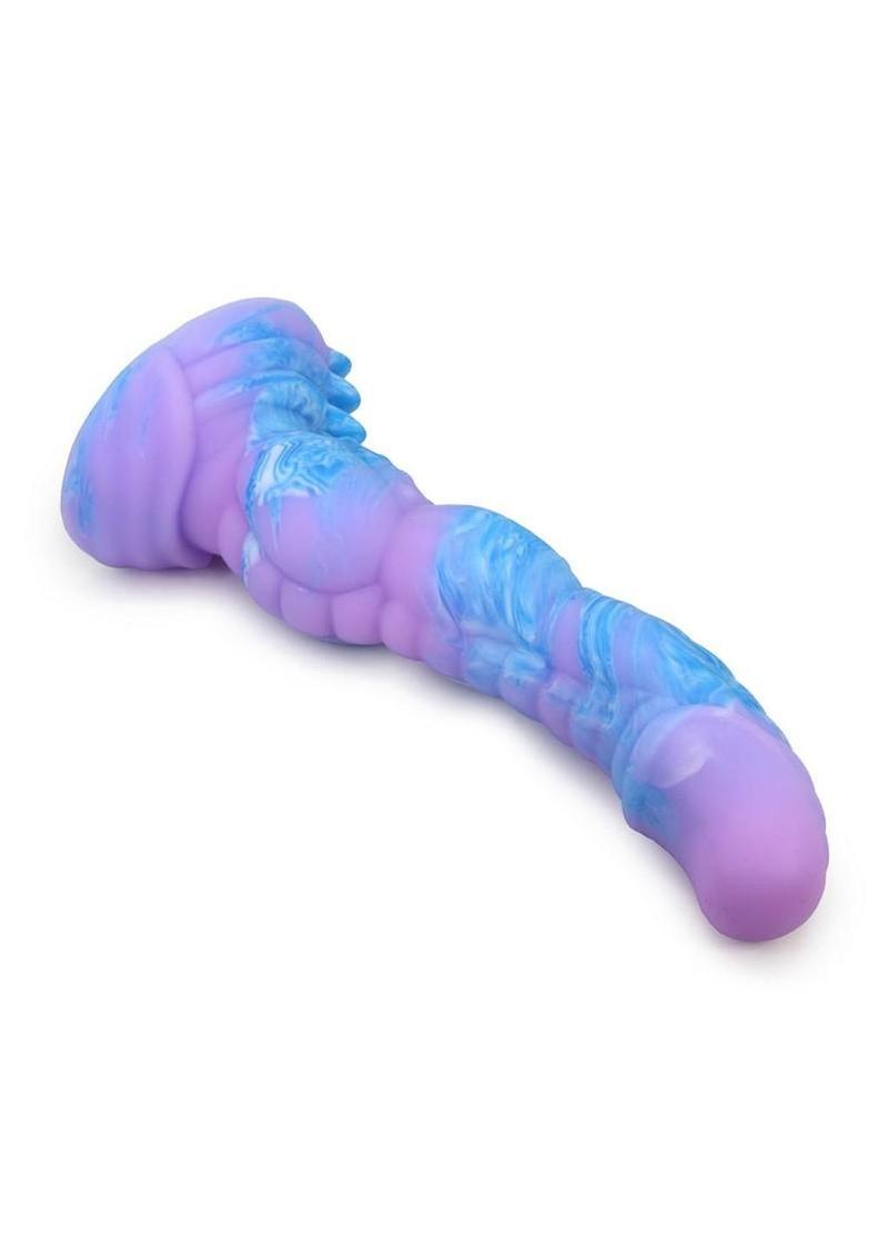 Kiotos Monstar Cox Twilight Silicone Cock with Suction Cup - Lavender/Blue - Image 3