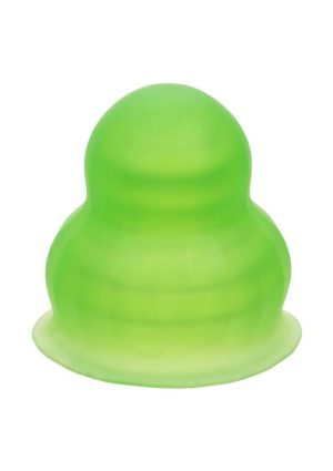 Pop Sock Tickler Reversible Textured Stroker - Green