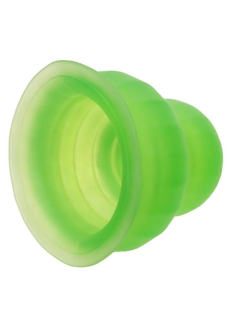 Pop Sock Tickler Reversible Textured Stroker - Green - Image 3