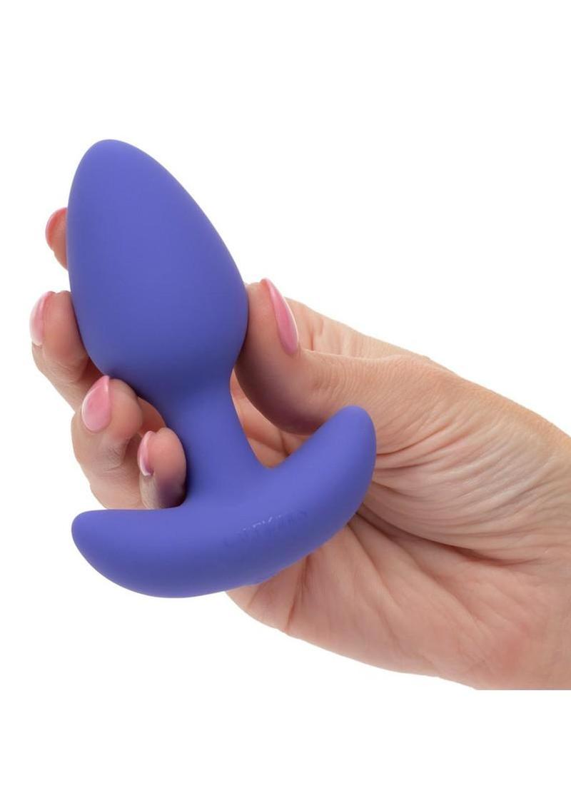 CalExotics Connect Tapered Probe Rechargeable Silicone App Compatible Anal Vibrator - Purple - Image 3