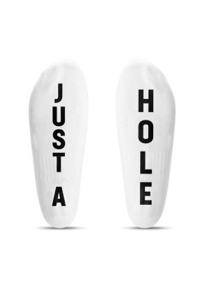 Prowler RED Ankle Socks Just a Hole  - White/Black