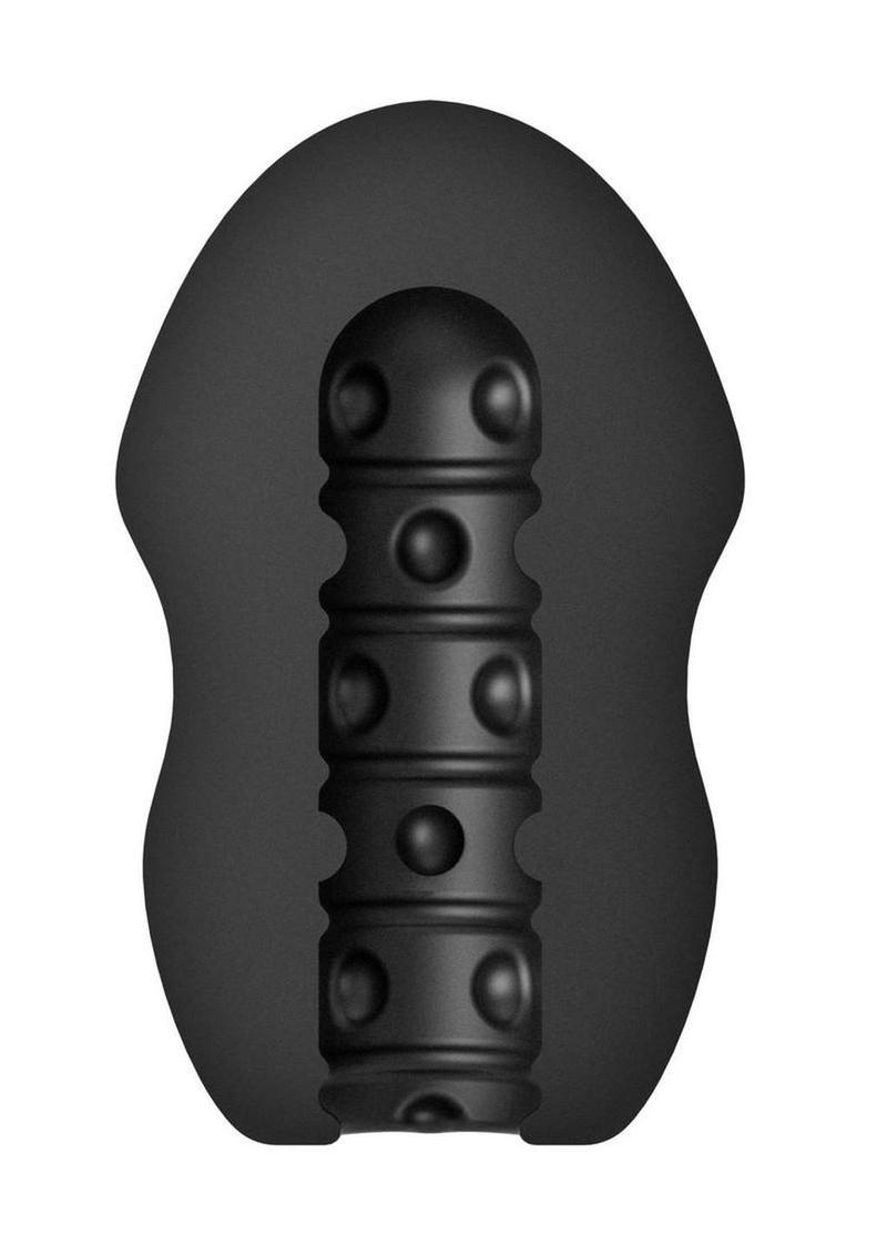 Urself Fortify Silicone Stroker - Black - Image 4