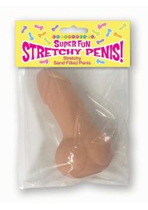 Super Fun Stretchy Sand Filled Penis - Vanilla