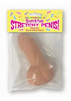 Super Fun Stretchy Sand Filled Penis - Vanilla