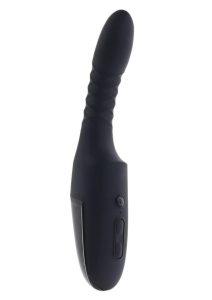 Playboy Overdrive Rechargeable Silicone Heating Vibrator - Black