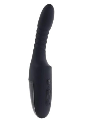 Playboy Overdrive Rechargeable Silicone Heating Vibrator - Black