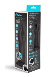B-Vibe Vibrating Silicone Fisting Dildo - Chocolate
