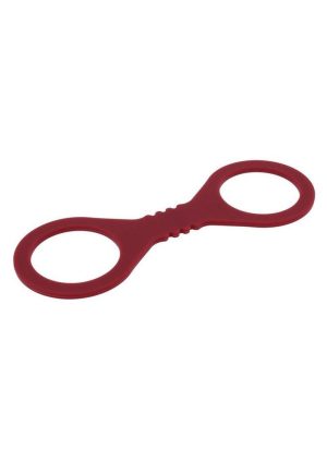 Sex and Mischief Enchanted Silicone Cuffs - Small - Red