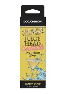 GoodHead Juicy Head Cocktails Dry Mouth Spray Boxed 2oz - Lemon Drop