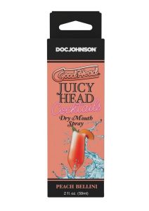 GoodHead Juicy Head Cocktails Dry Mouth Spray 2oz - Peach Bellini