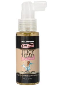 GoodHead Juicy Head Cocktails Dry Mouth Spray Boxed 2oz - Strawberries and Champagne
