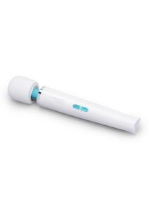 Le Wand Classique Rechargeable Silicone Wand Massager - White