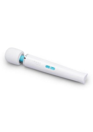 Le Wand Classique Rechargeable Silicone Wand Massager - White