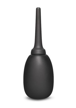 B-Vibe Flexible Silicone Anal Douche - Black