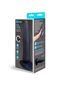 B-Vibe Fisting Anal Training Silicone Anal Probe - Black