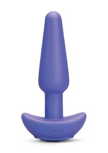 B-Vibe Shake Slimline Vibrating Silicone Anal Plug - Blue