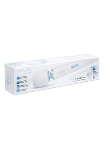 Le Wand Classique Silicone Plug In Wand - White