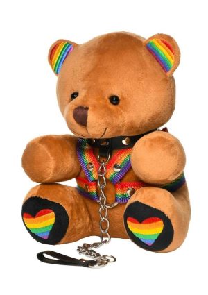 Master Series Pride Bear - Tan/Rainbow