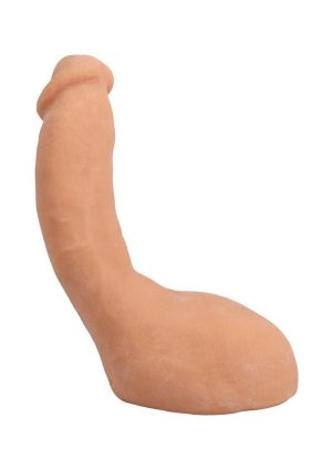 Signature Cocks Ultraskyn James Deen Dildo with Removable Suction Cup 8in - Vanilla