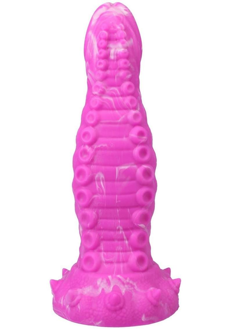 Vac-U-Lock Fantasy Fuckers Tentacle Travel Silicone Dildo - Pink - Image 3
