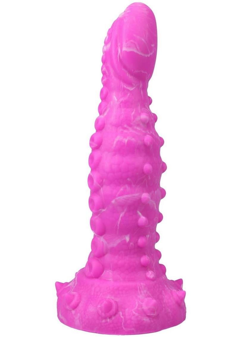 Vac-U-Lock Fantasy Fuckers Tentacle Travel Silicone Dildo - Pink - Image 4